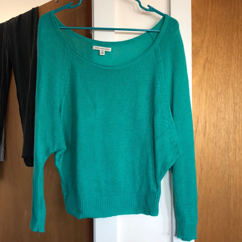 American Eagle Teal Sweater Size Small